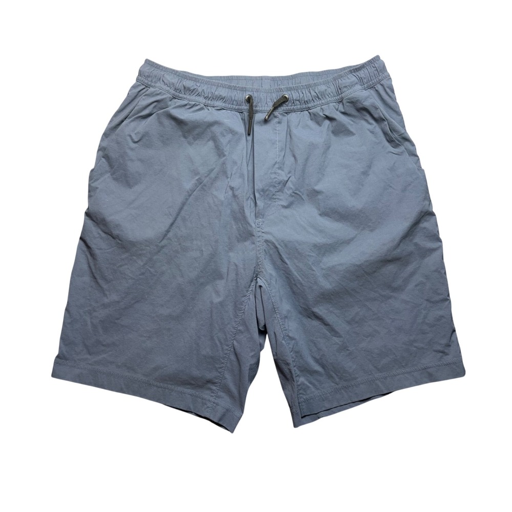 Mountain Hardwear Shorts Mens XL Blue Nylon Blend Elastic Waist Hiking 1927101